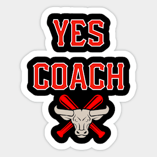 Yes Coach Sticker